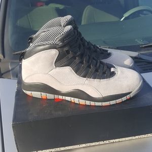 Jordan 10 Infared/Cool Grey